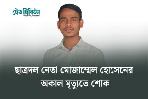 ছাত্রদল নেতা মোজাম্মেল হোসেনের অকাল মৃত্যুতে শোক