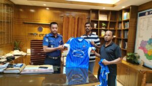 চন্দনাইশে কমিউনিটি পুলিশ কাবাডি চ্যাম্পিয়নশিপের জার্সি উন্মোচন
